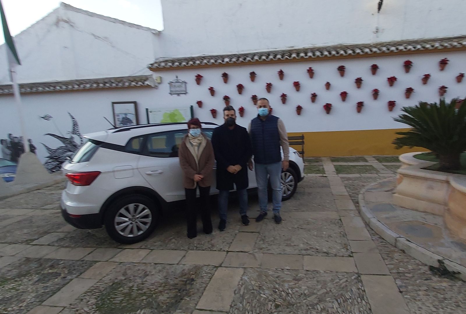 Presentación del nuevo vehículo de Protección Civil de Palenciana.