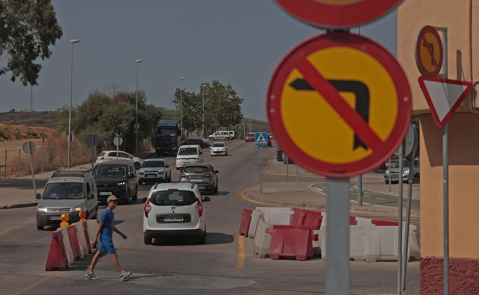Fotos de las obras del Acceso Sur a Algeciras en La Juliana