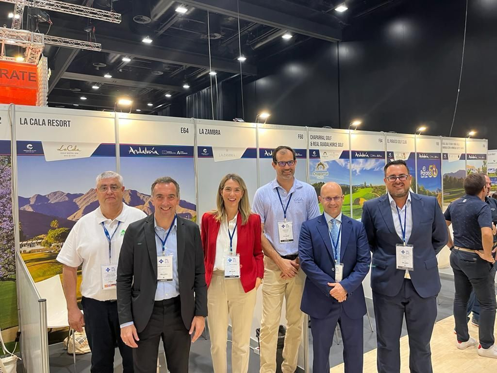 La presentación del colectivo en la feria 'International Golf Travel Market ' (IGTM) de Roma.