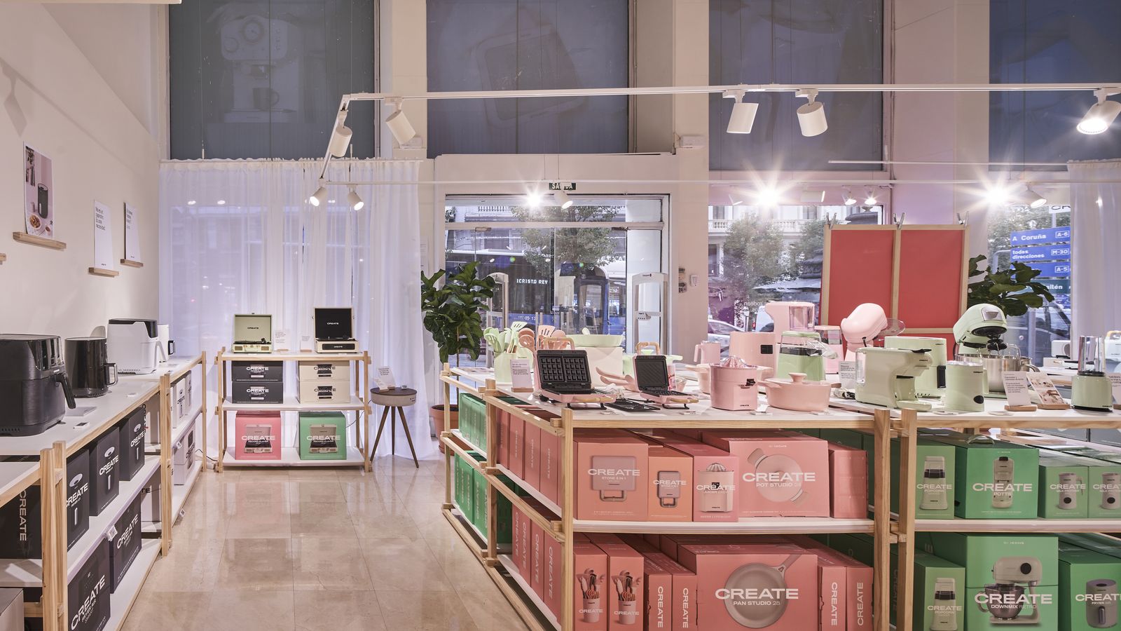 Create, marca española de electrodomésticos de diseño, abre en Madrid su primera tienda física