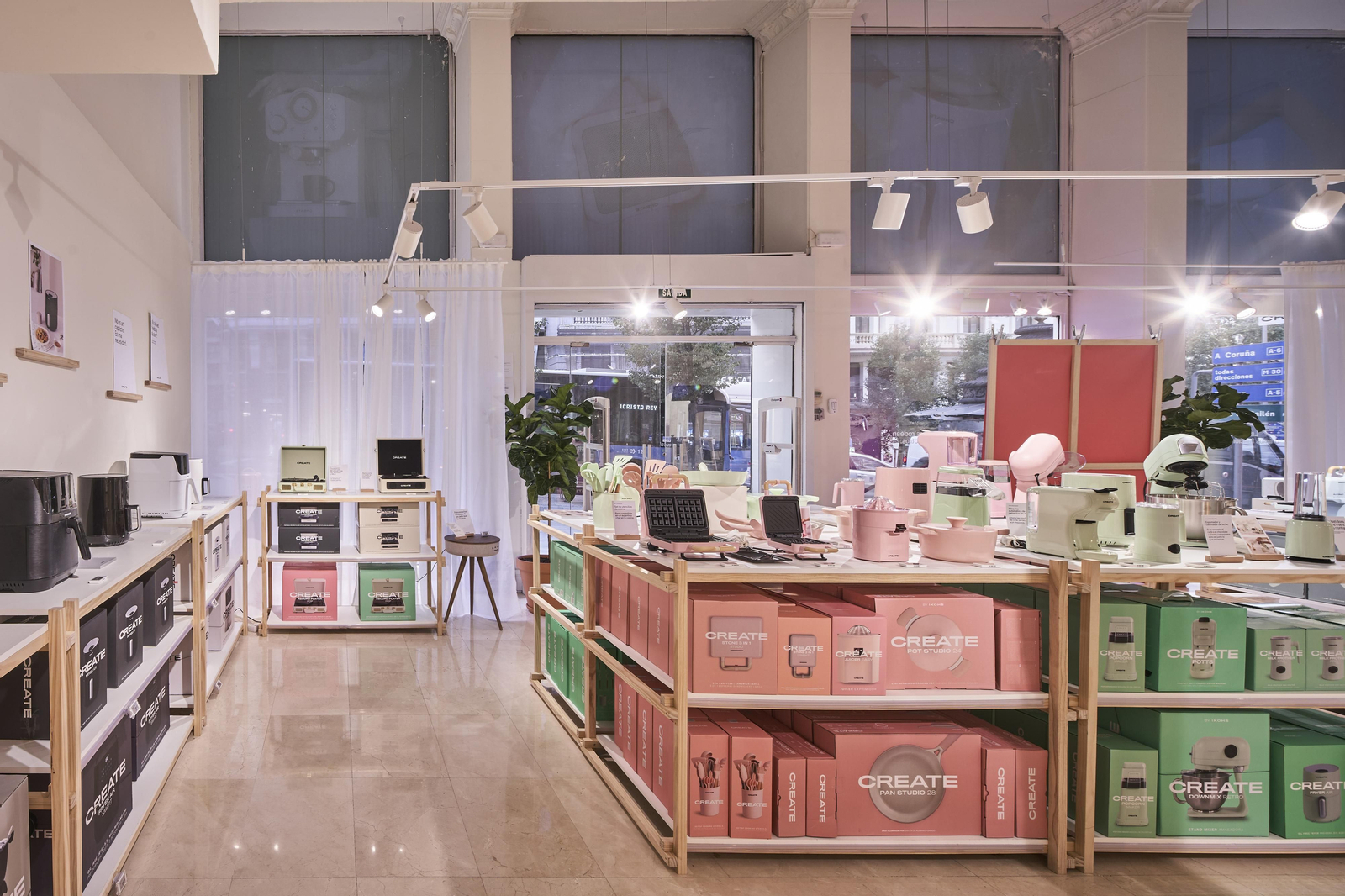 Imagen de archivo  de una tienda de electrodomésticos.