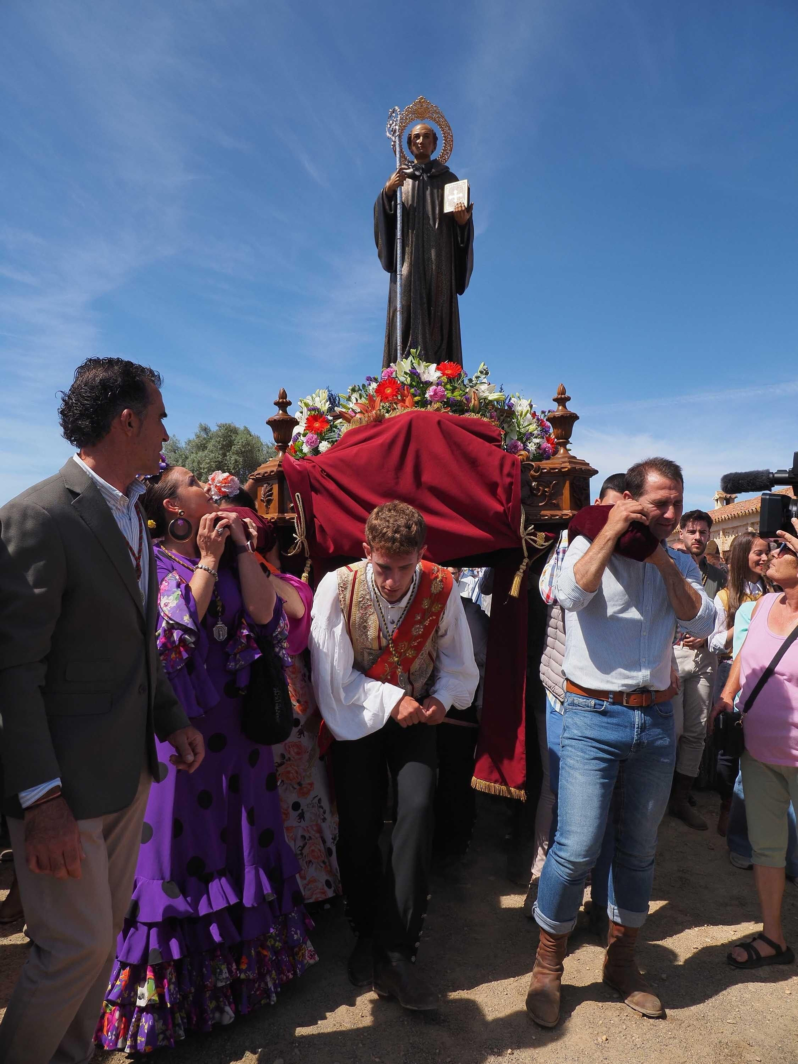 Así es la Romería de San Benito Abad del Cerro de Andévalo en imágenes