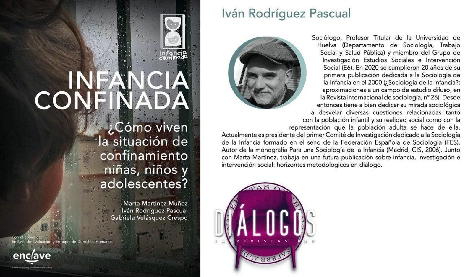 Portada del proyecto de investigación 'Infancia confinada'.