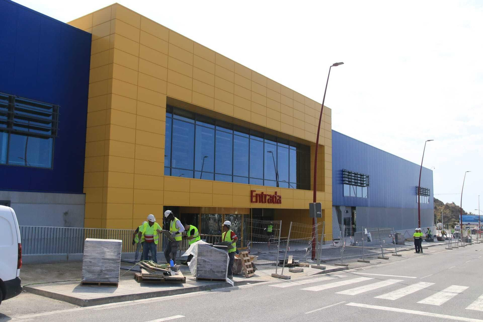Las imágenes de cómo avanzan las obras de IKEA Almería