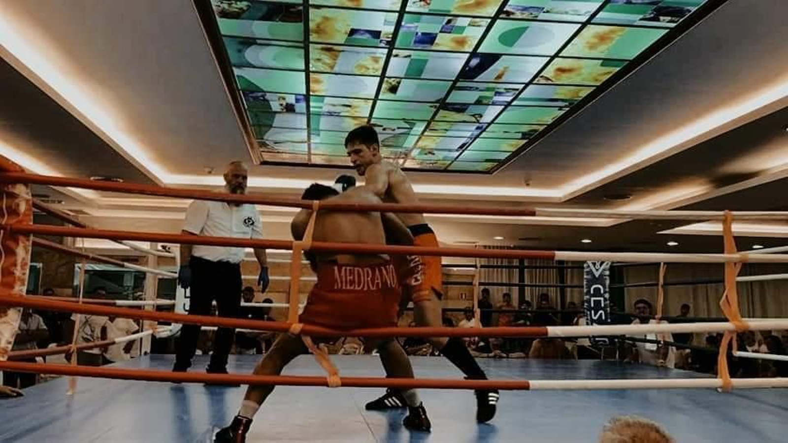 Álvaro Godoy, en un combate reciente