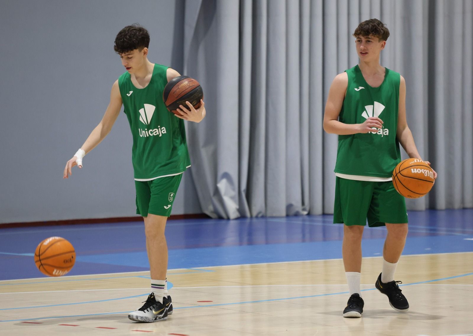 Ilusión, sonrisas y nervios en el Unicaja antes de la Minicopa