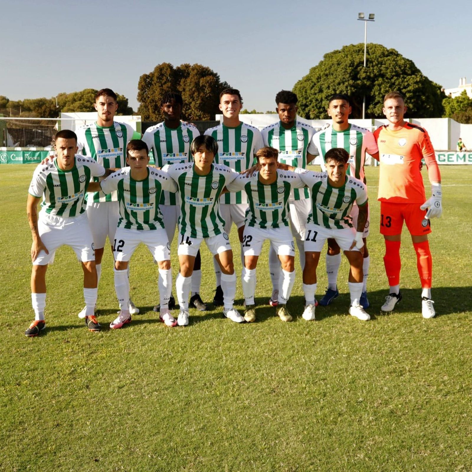 Un once del Juventud de Torremolinos esta pretemporada.