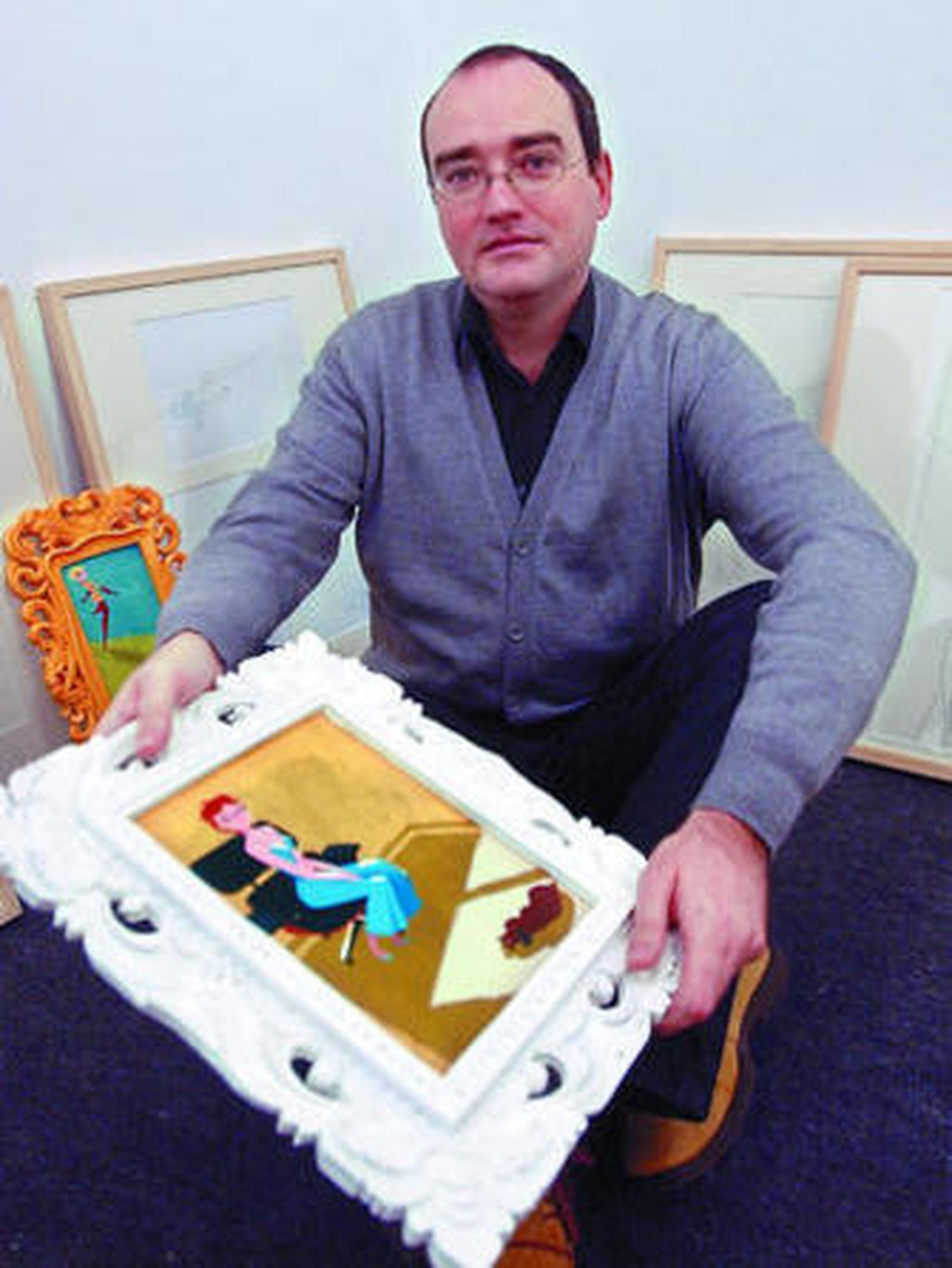 José Luis Ágreda, ayer en la Sala Imagen.