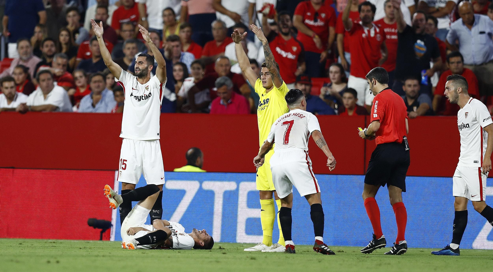 Las imágenes del Sevilla-Villarreal