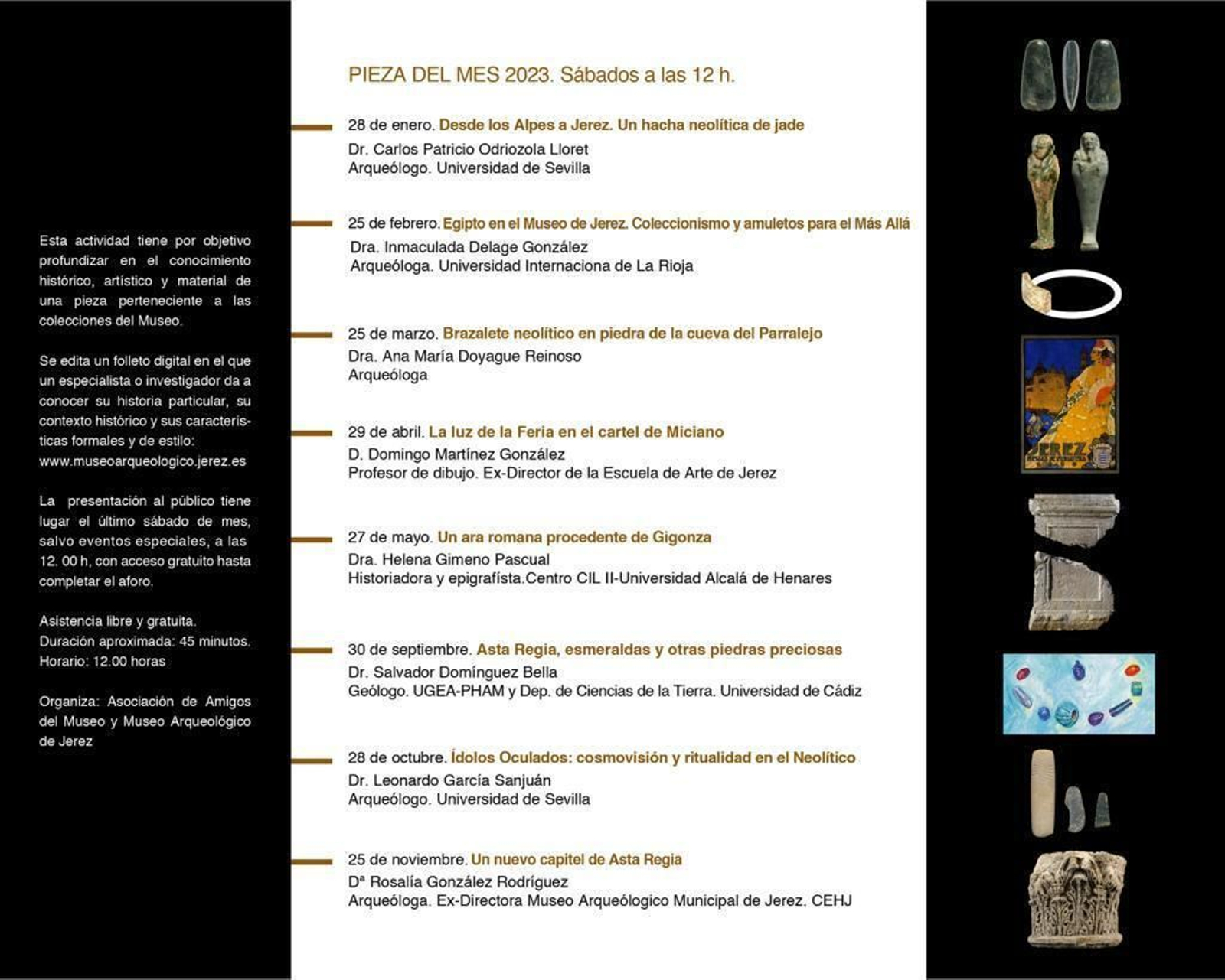Finaliza el ciclo La Pieza del Mes 2023. Finaliza el ciclo La Pieza del Mes 2023.