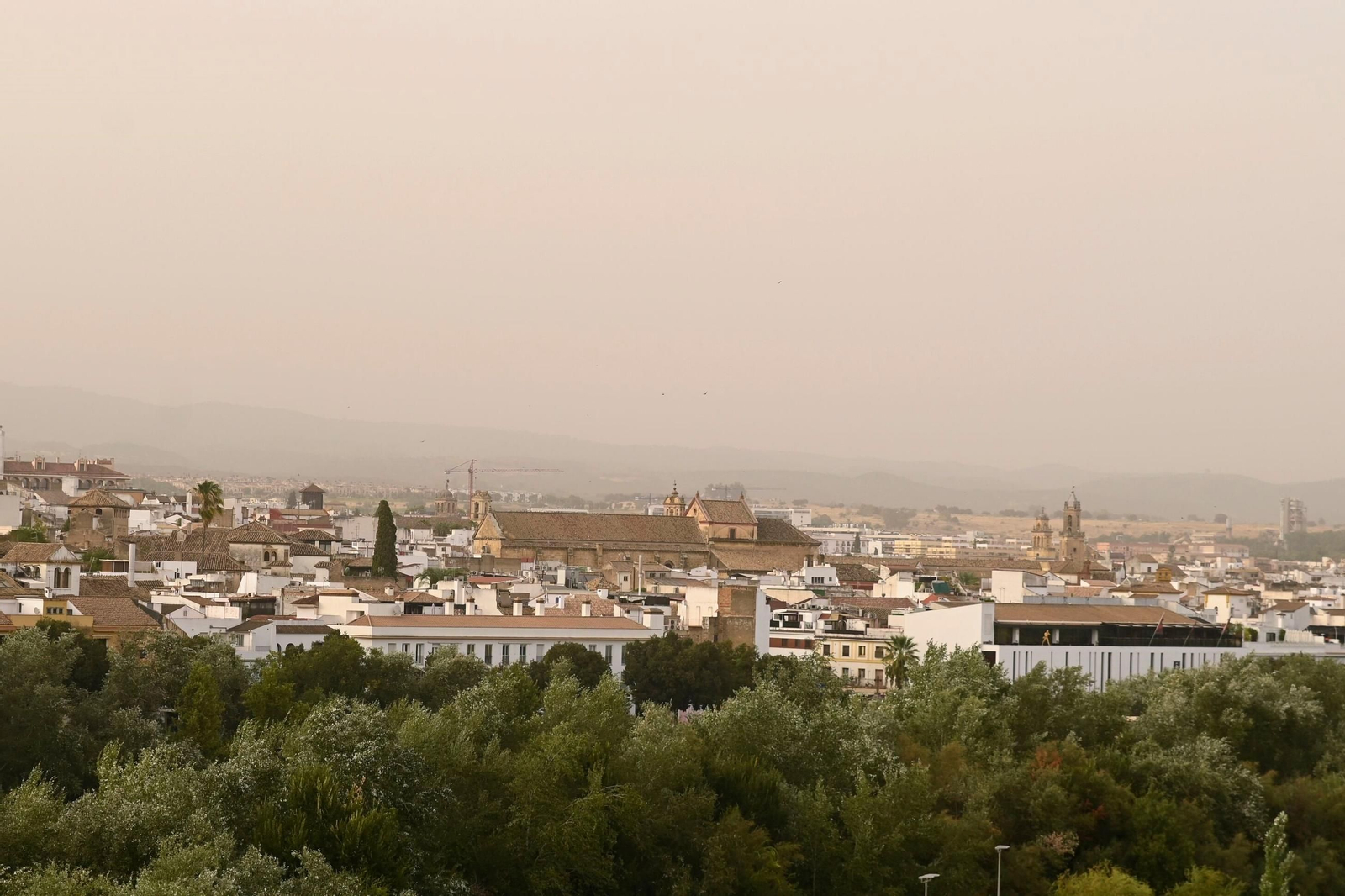 Calima sobre Córdoba