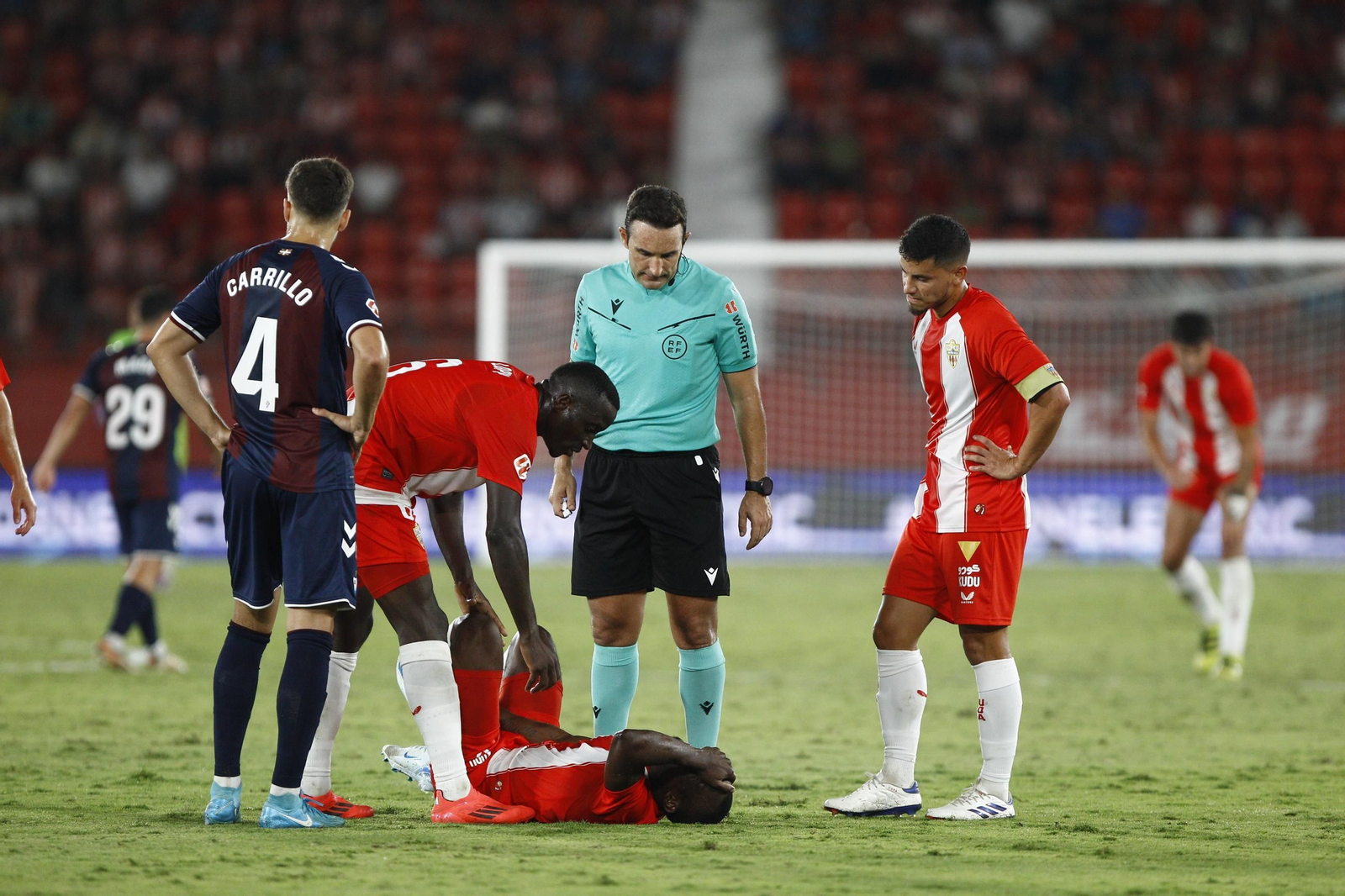 Las imágenes del partido de fútbol U.D. Almería-S.D. Eibar