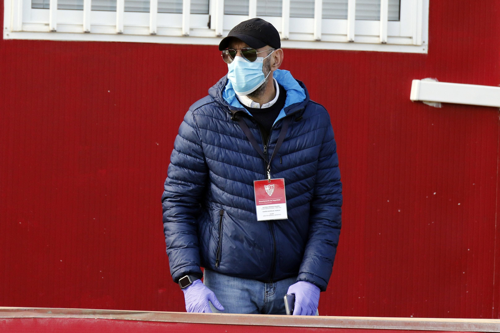 Monchi, en un entrenamiento reciente.