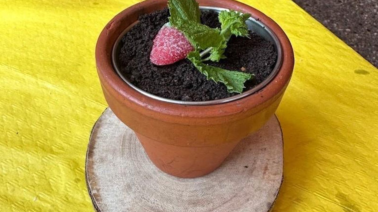 'Maceta Hobbit', uno de los postres de la Casa del Duende