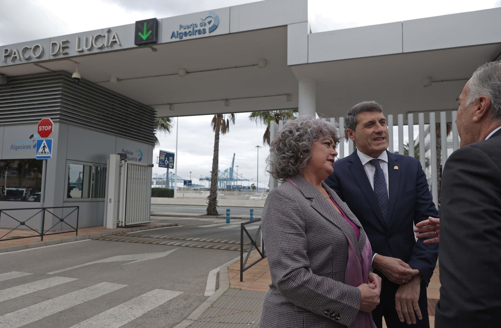 Fotos de la jornada de trabajo del ministro de Transportes en el Puerto de Algeciras