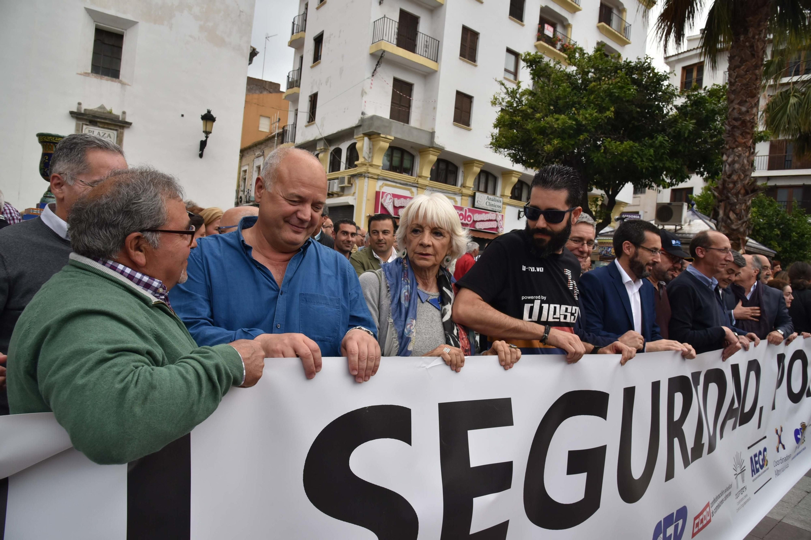 Las imágenes de la manifestación en la Plaza Alta de Algeciras