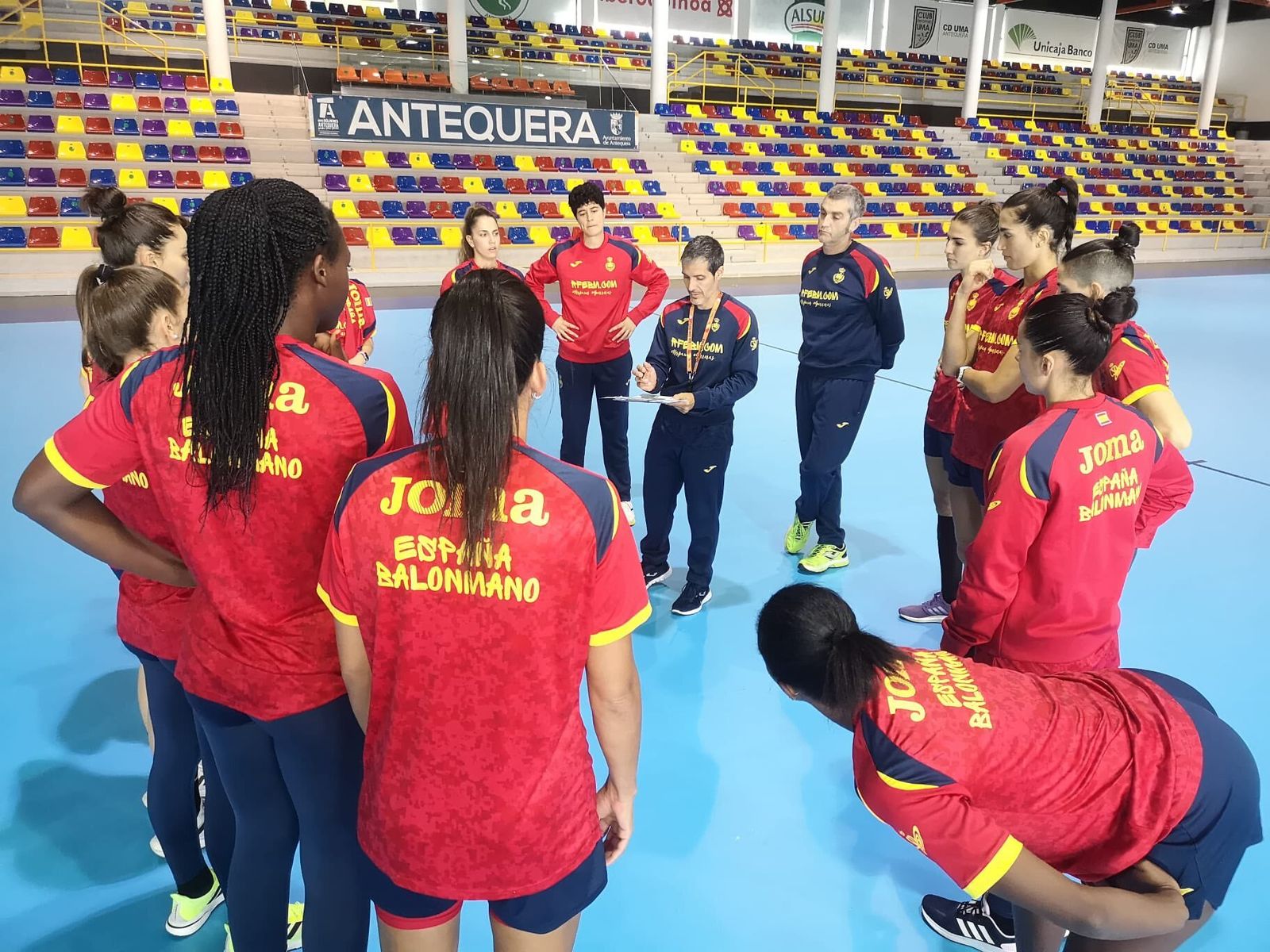 Prades, en un entrenamiento en Antequera.