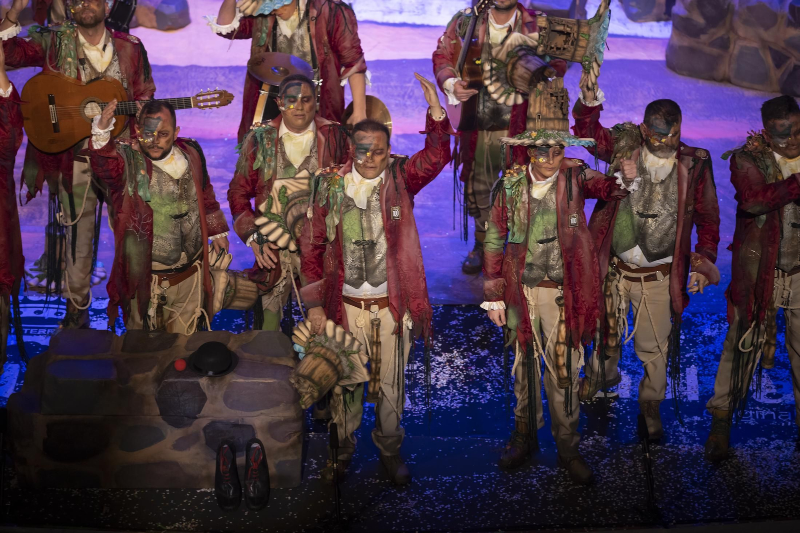 La última jornada de semifinales del Carnaval de Huelva, en imágenes