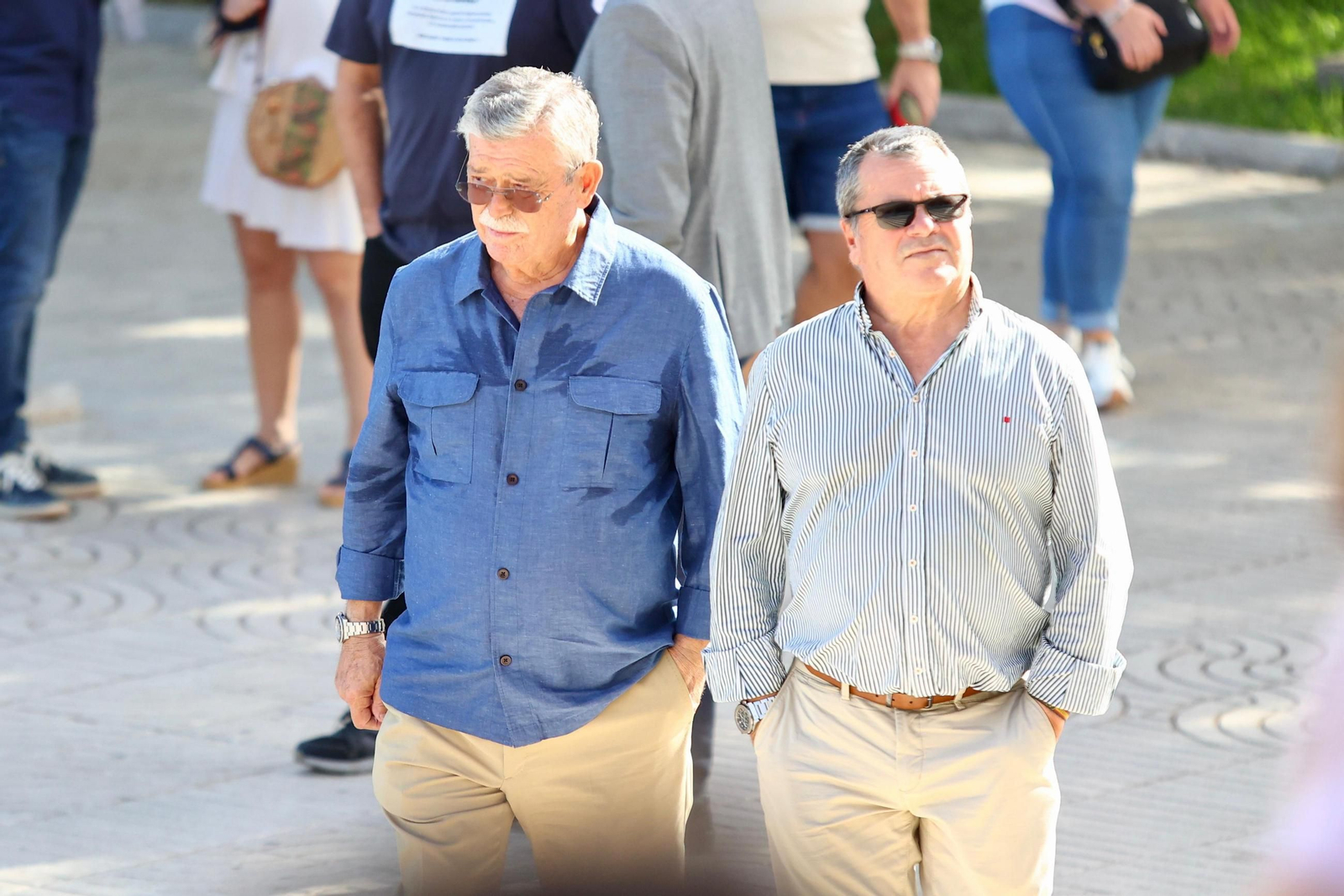 Último adiós a Fernando Puche en el cementerio de Málaga Último adiós a Fernando Puche en el cementerio de Málaga