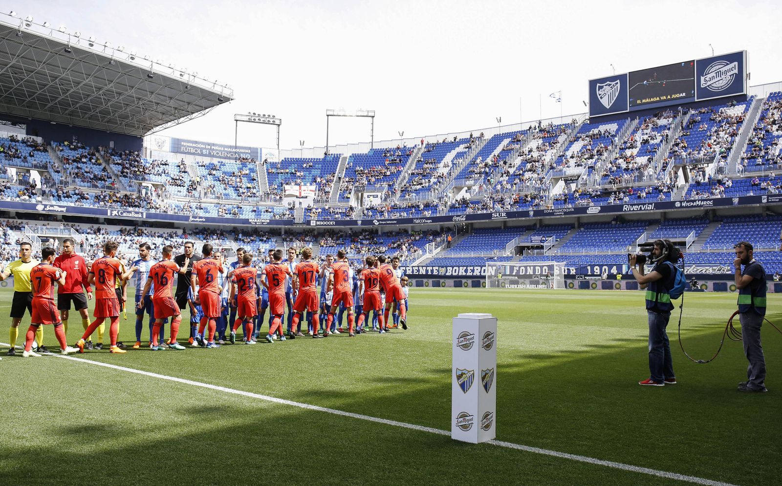 Las imágenes del Málaga-Real Sociedad