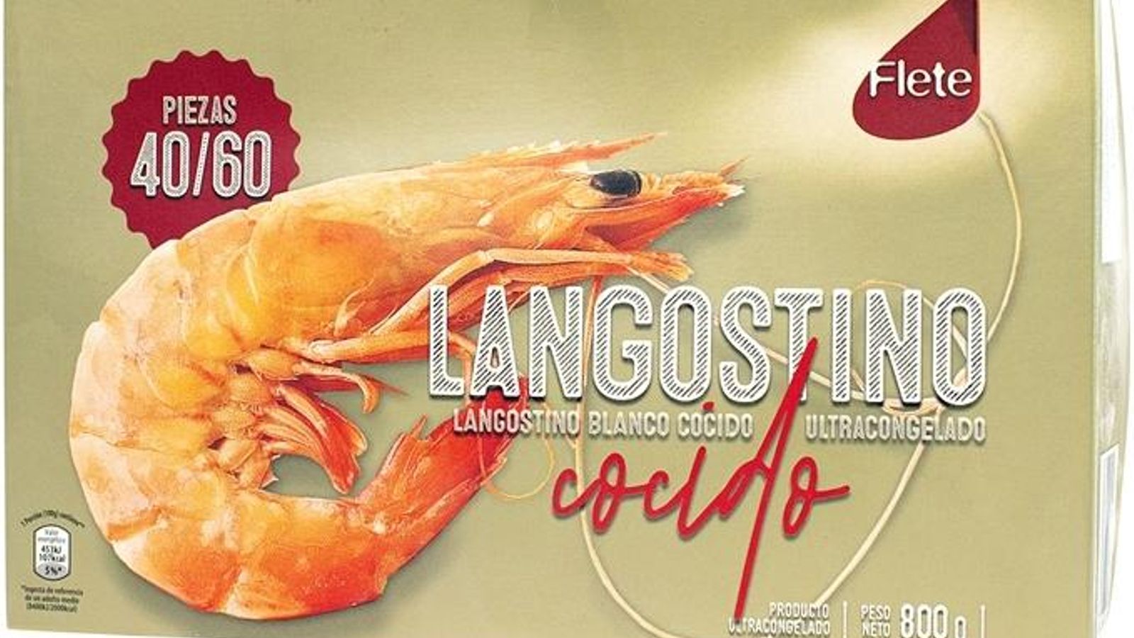 Langostino Flete de Aldi