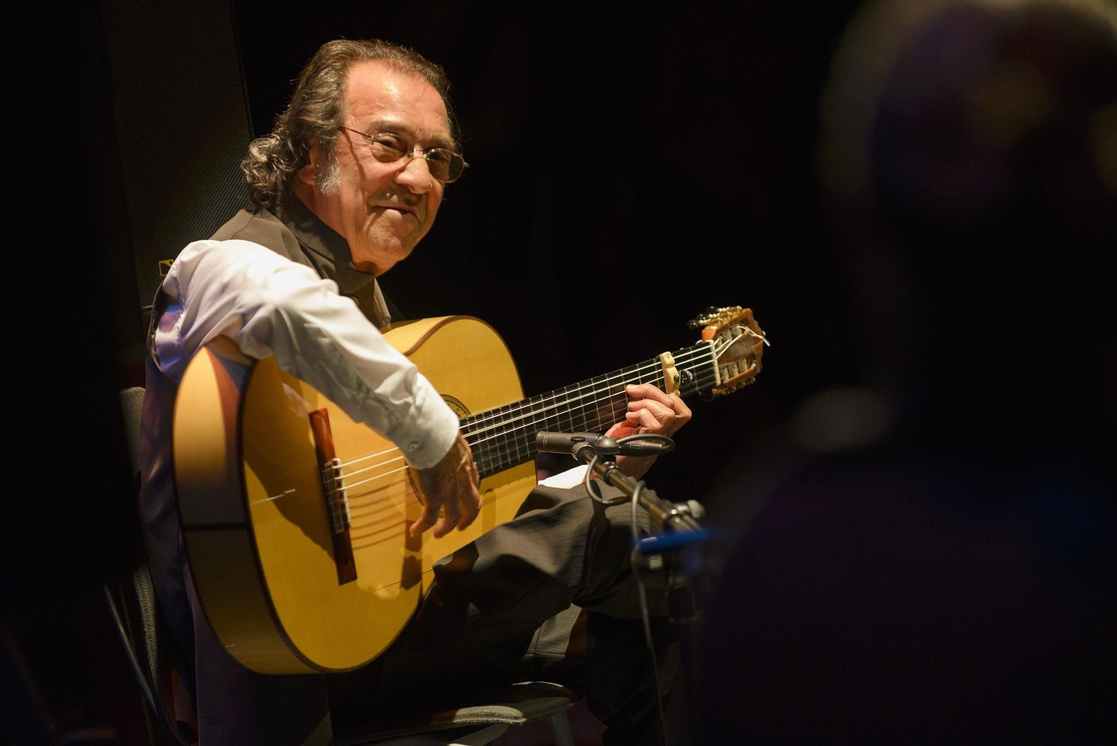 Pepe Habichuela en concierto.