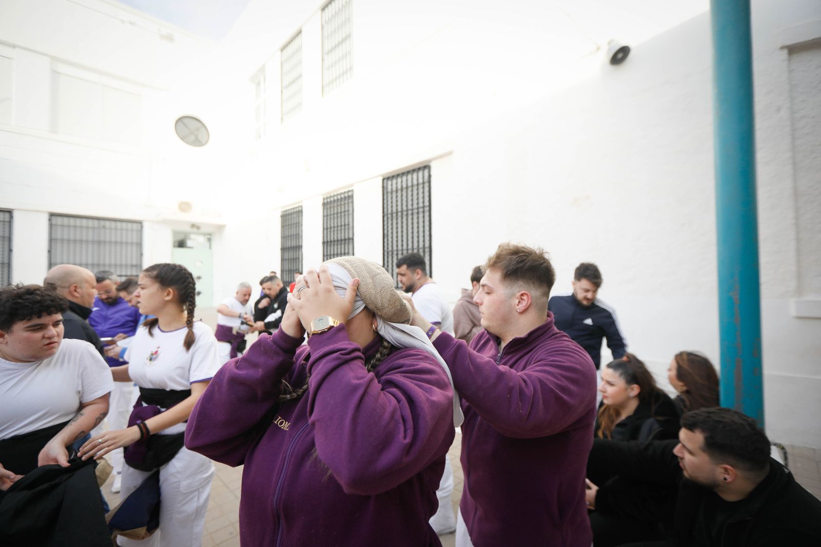 La procesión del Encuentro, en imágenes