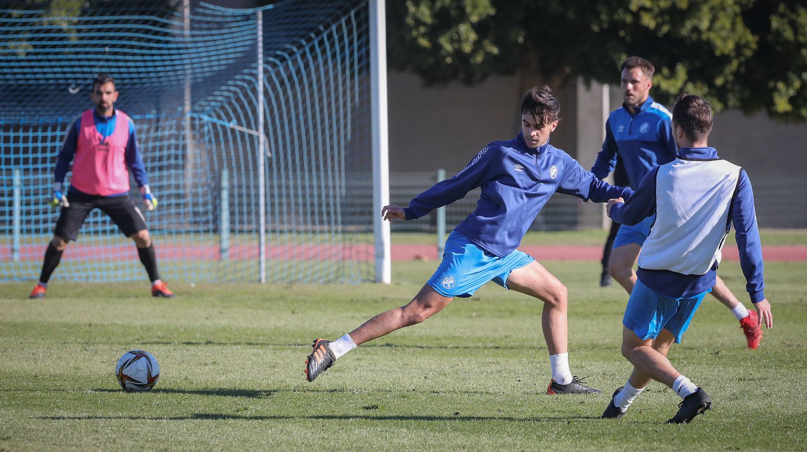 Entrenamiento del Xerez DFC en el Pepe Ravelo