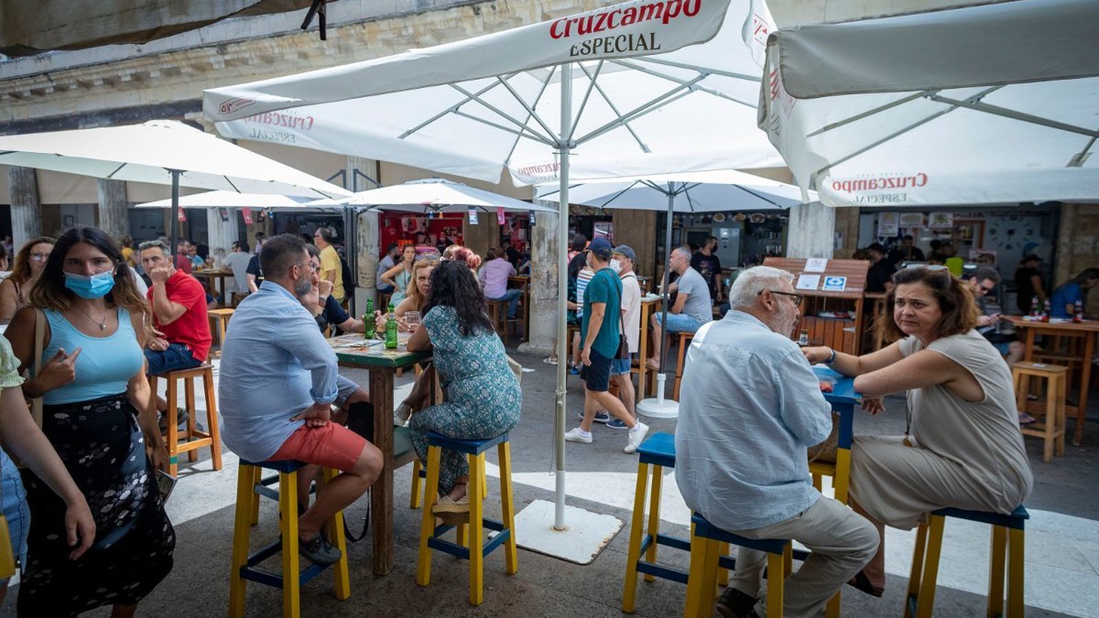 Rincón gastronómico en el Mercado Central.