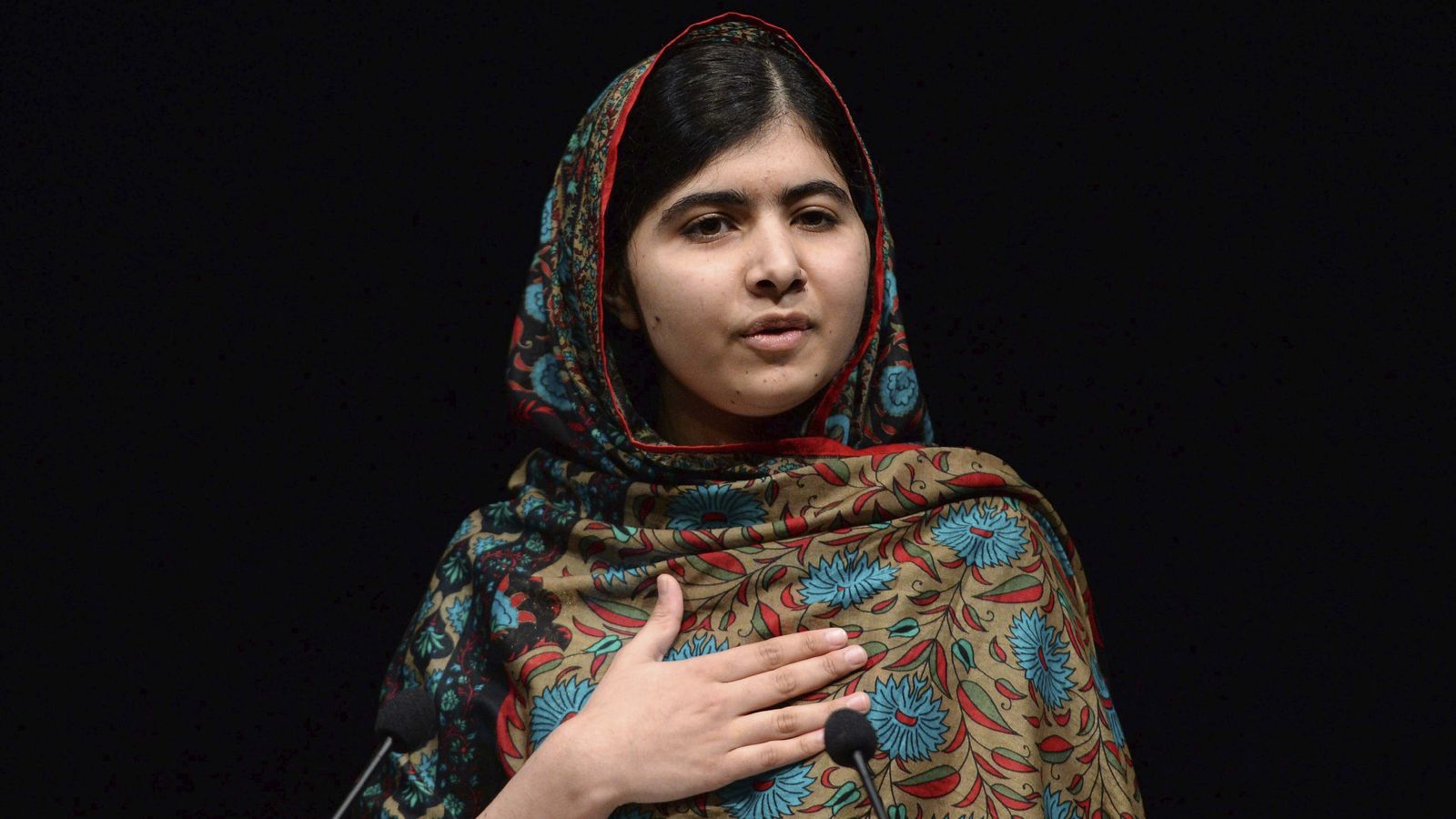 La joven activista paquistaní Malala  Yusufzai.