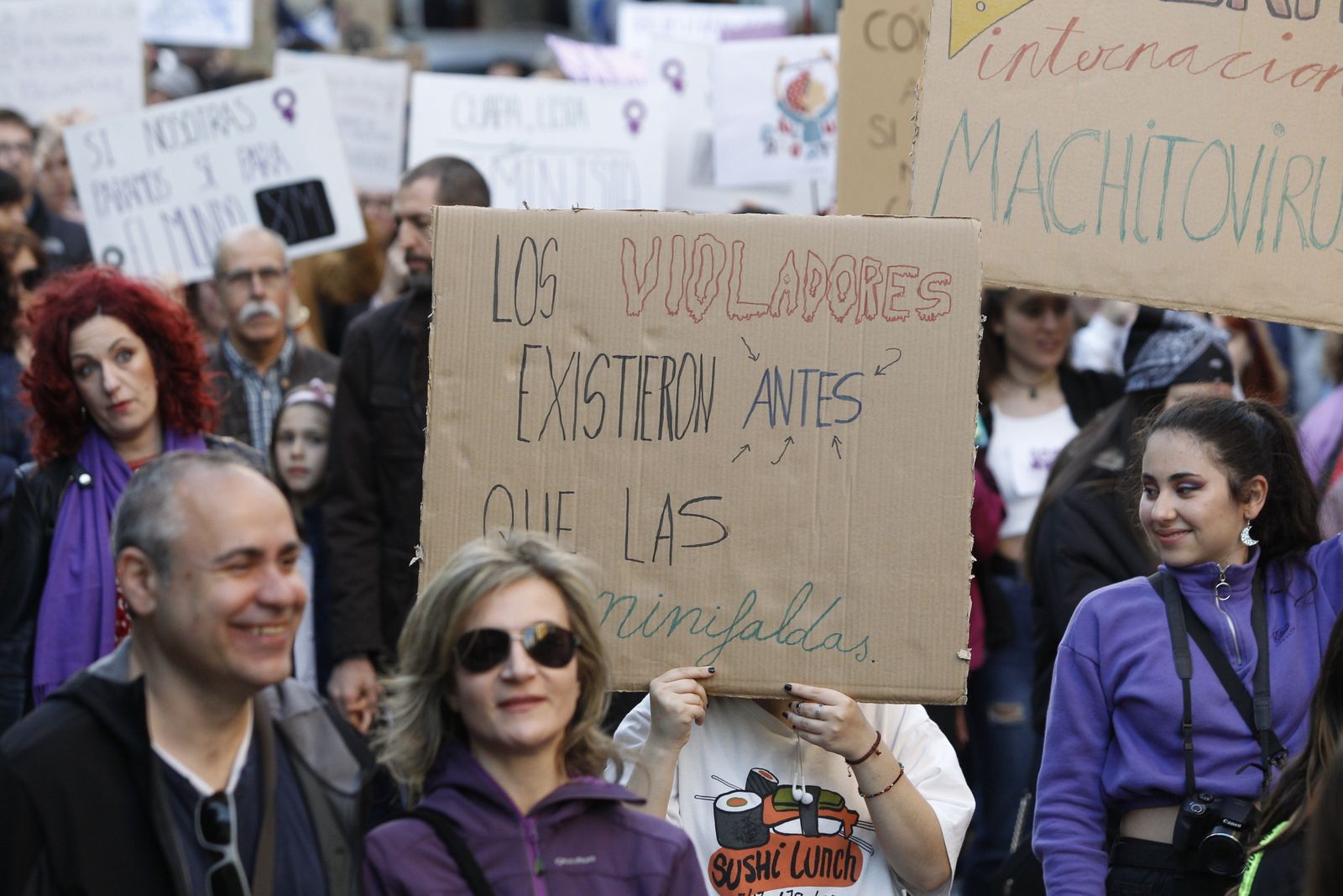 Fotogalería manifestación Día Internacional de la Mujer