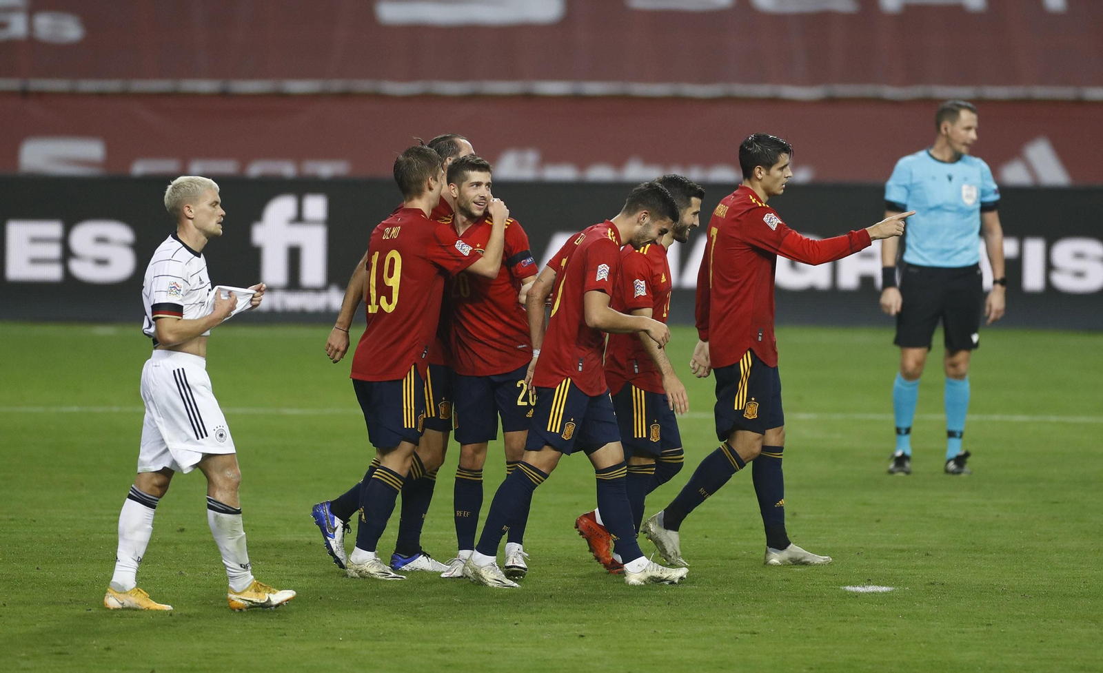 España-Alemania, en imágenes