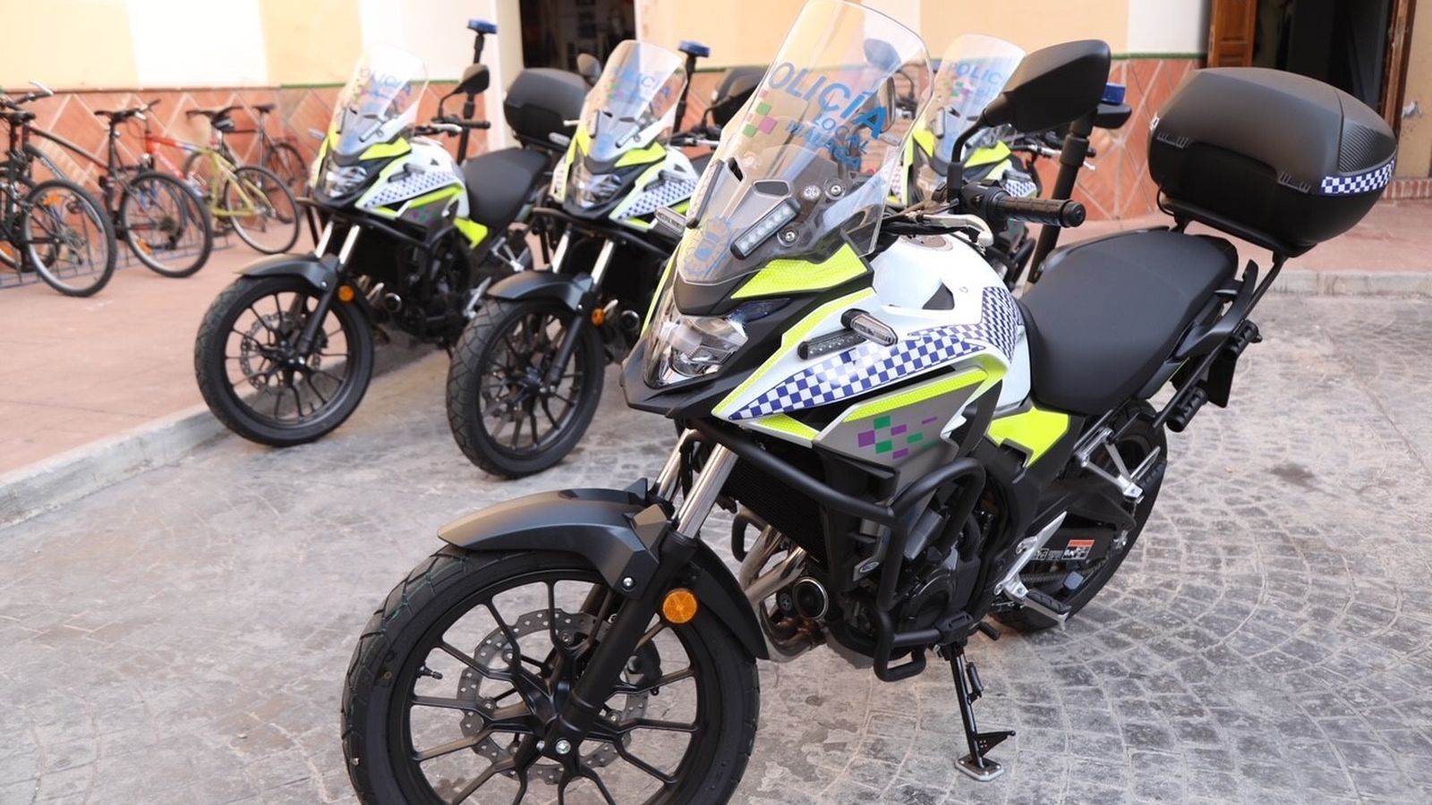 Nuevas motocicletas de la Policía Local de Málaga.