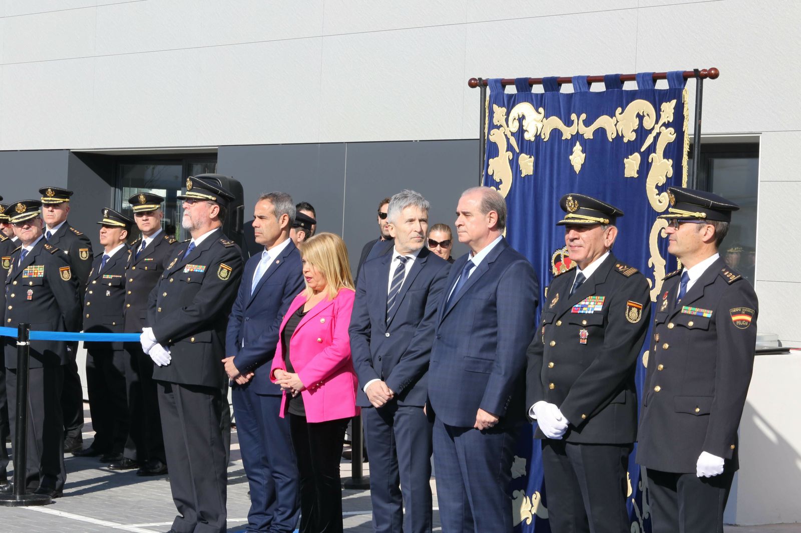 Inaguración de la nueva comisaría por el ministro del Interior Grande- Marlaska