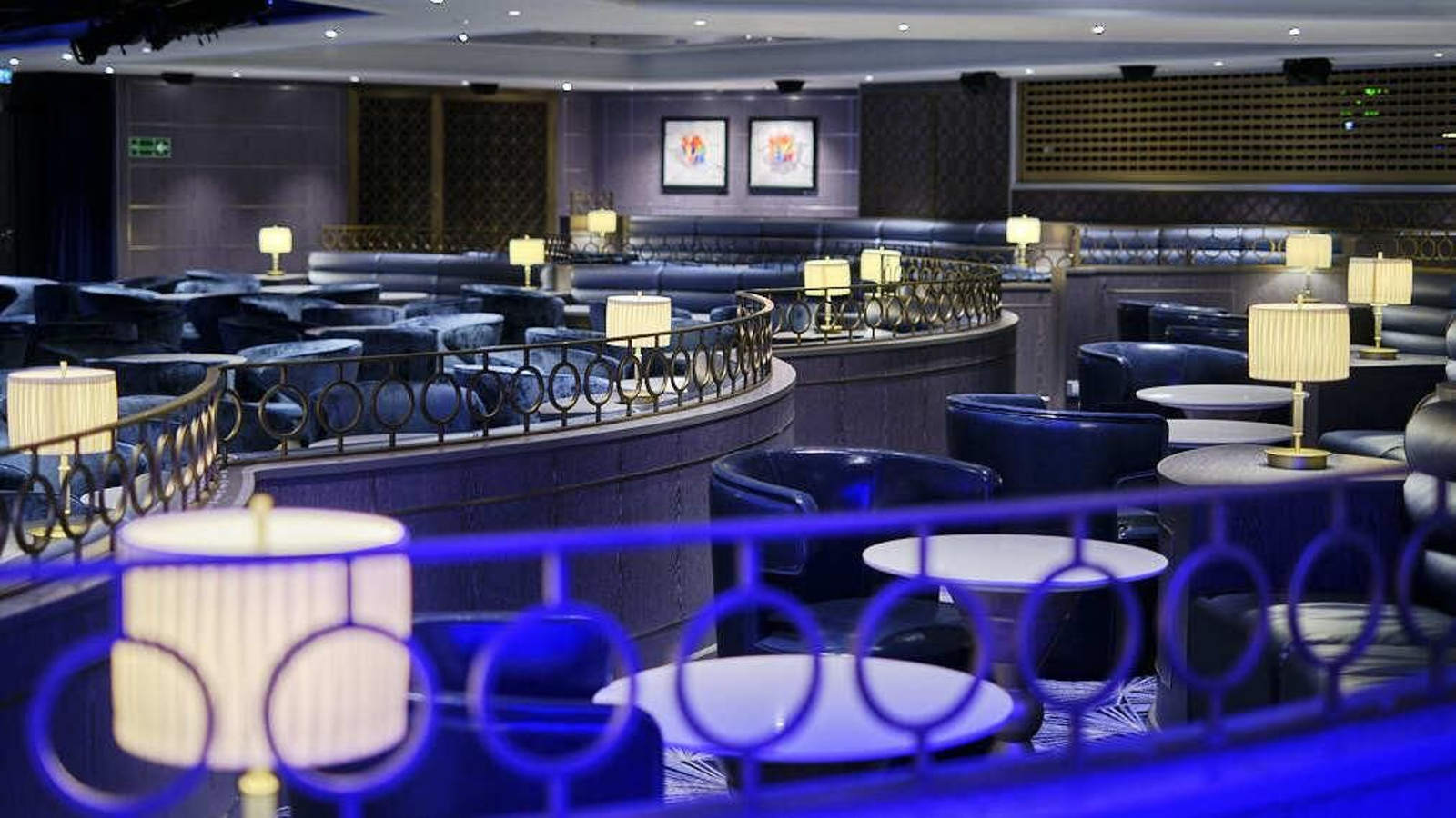 Interior del buque Sky Princess