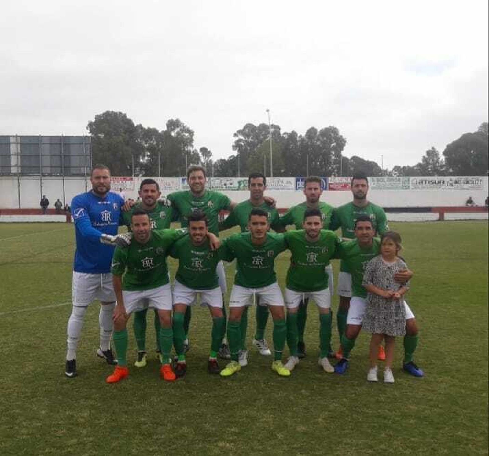 Formación del CD Rota en un partido de esta temporada.