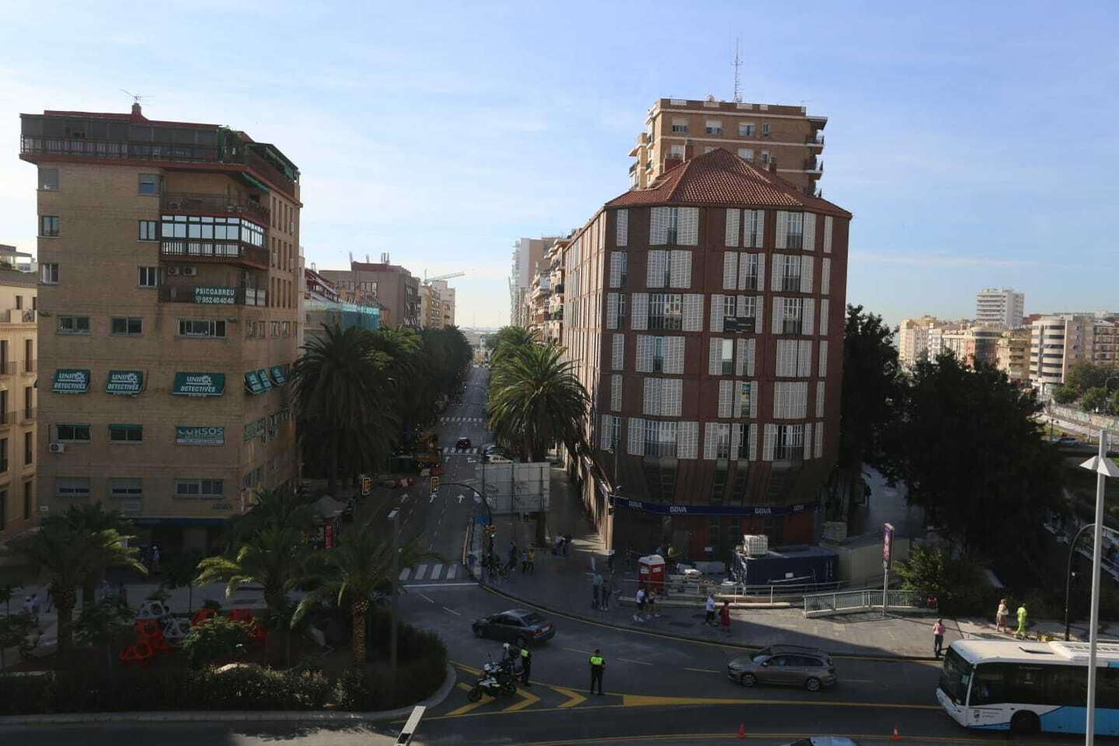 Fotos de la reapertura al tráfico de la Avenida de Andalucía y la Alameda de Colón