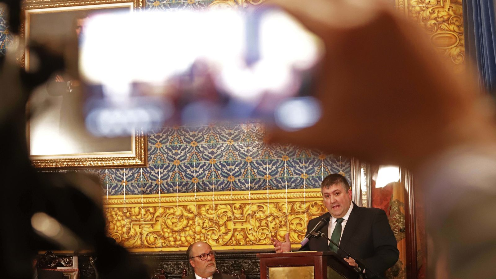 Presentación del cartel anunciador de la Semana Santa de Algeciras en imágenes