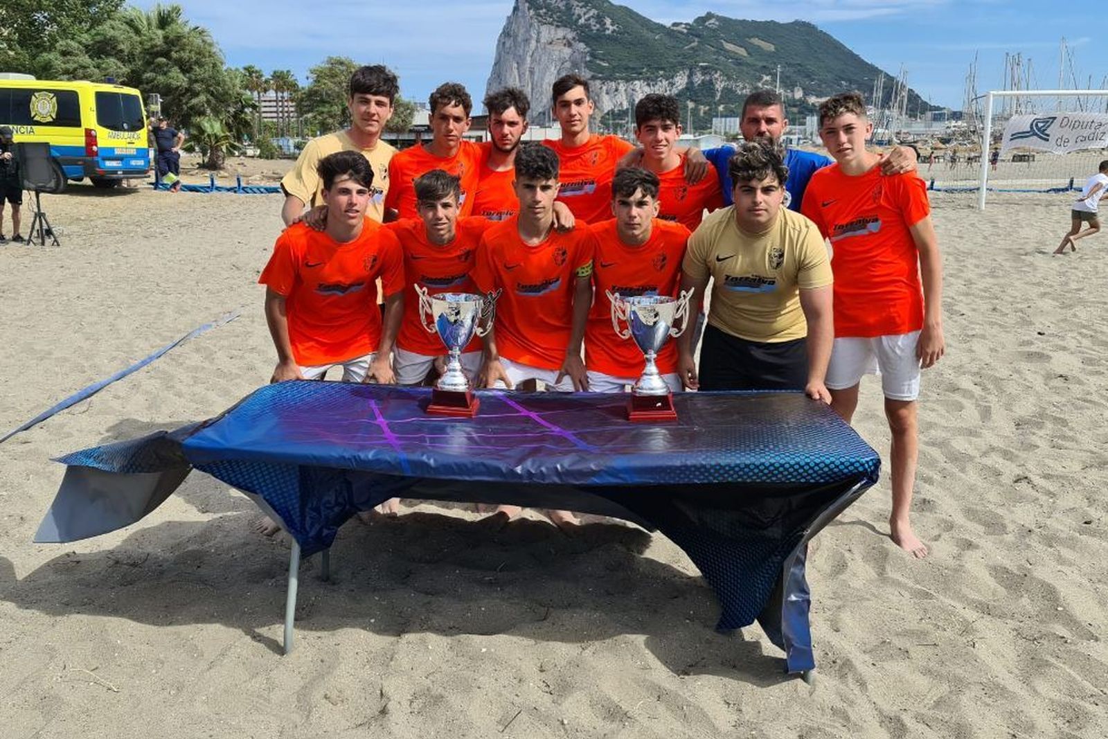 La Janda, campeón cadete del Provincial de fútbol-playa de La Línea
