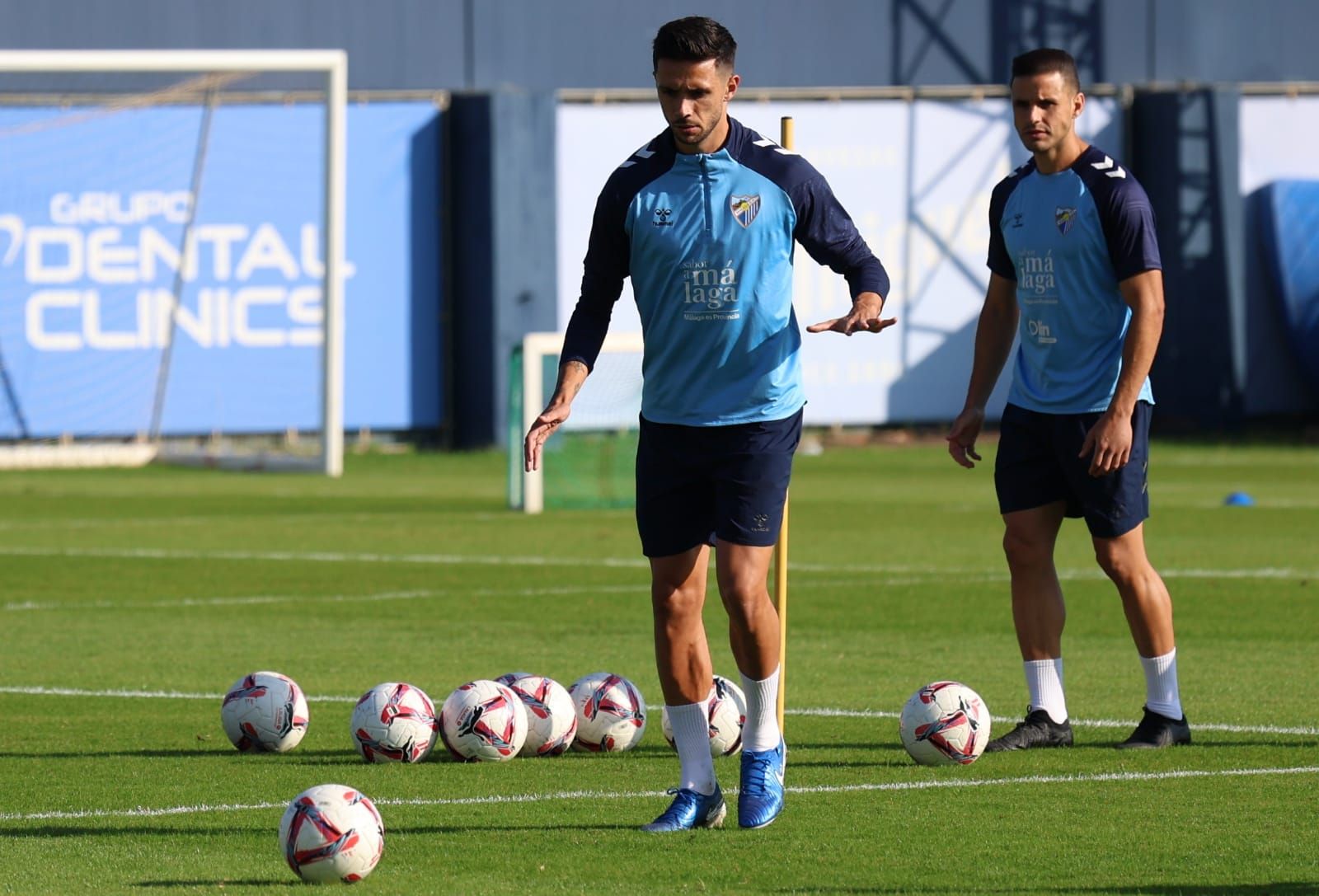 Entrenamiento Málaga CF: Ramón regresa en la primera sesión de la semana