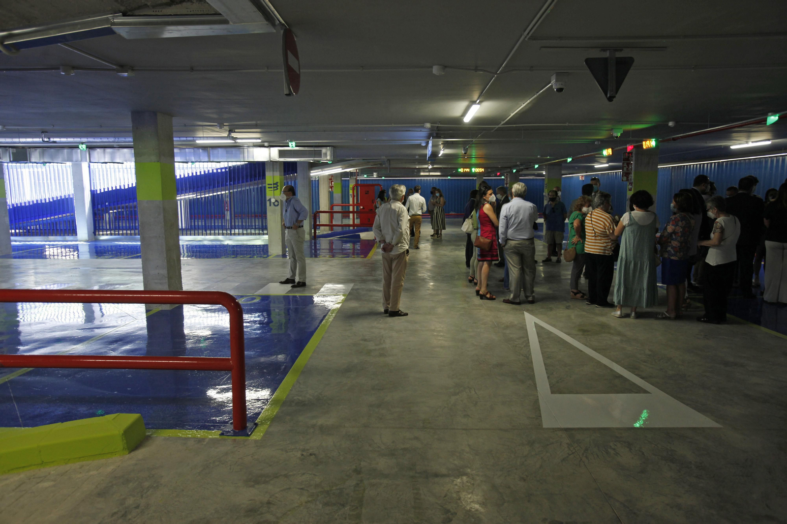 Inauguración del aparcamiento de Rafael Salgado de Bami