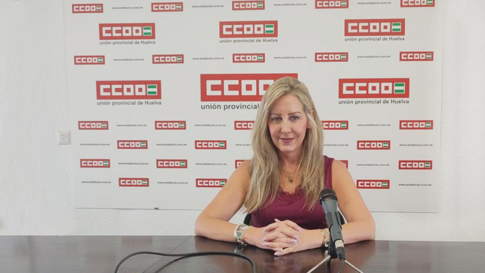 Marisol Tortosa.  Secretaria General del Sindicato Provincial de Huelva de Servicios a la Ciudadanía.