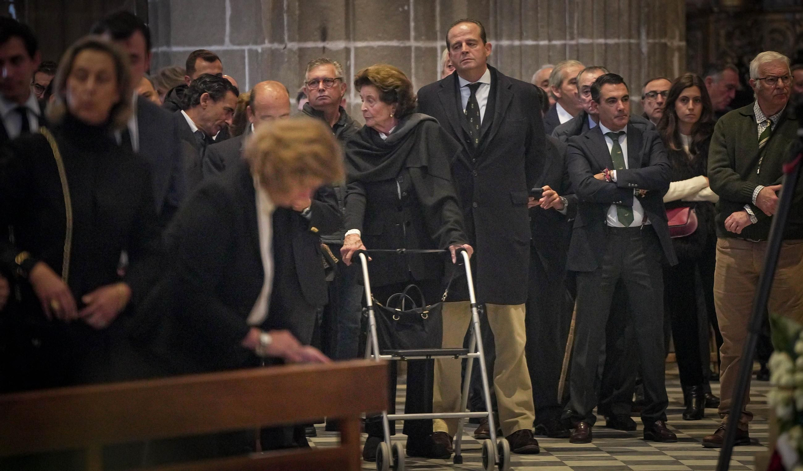 Imágenes del funeral de Álvaro Domecq en la catedral de Jerez