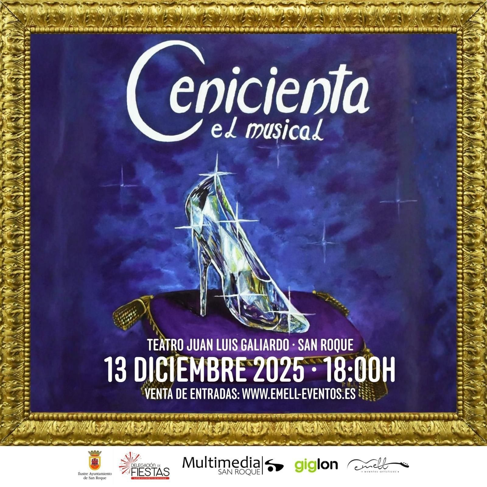 Cartel de "Cenicienta, el musical".