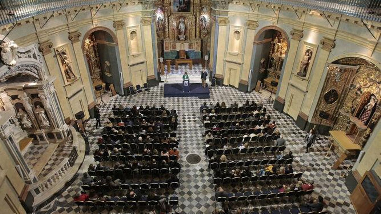 Interior del Oratorio de San Felipe Neri