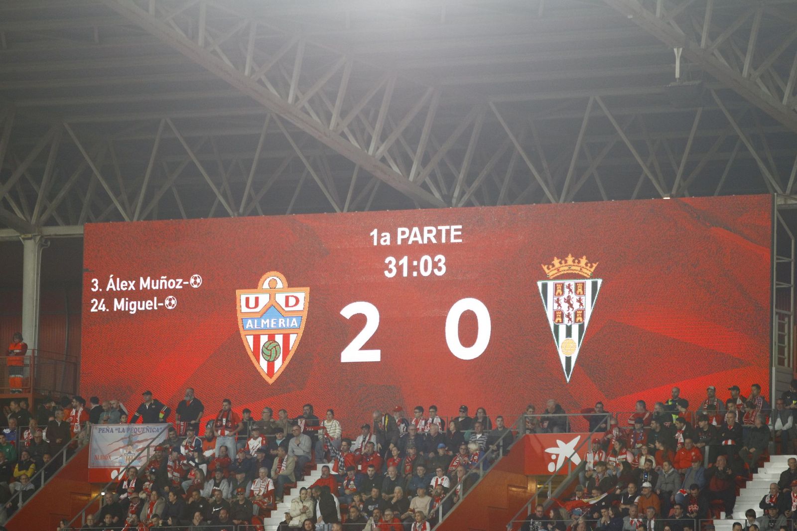 Las fotografías del partido U.D. Almería-Córdoba C.F.