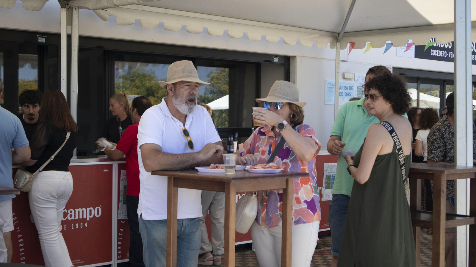 Imágenes del sábado en la 'IX Feria de la Gamba y el Marisco de Huelva'