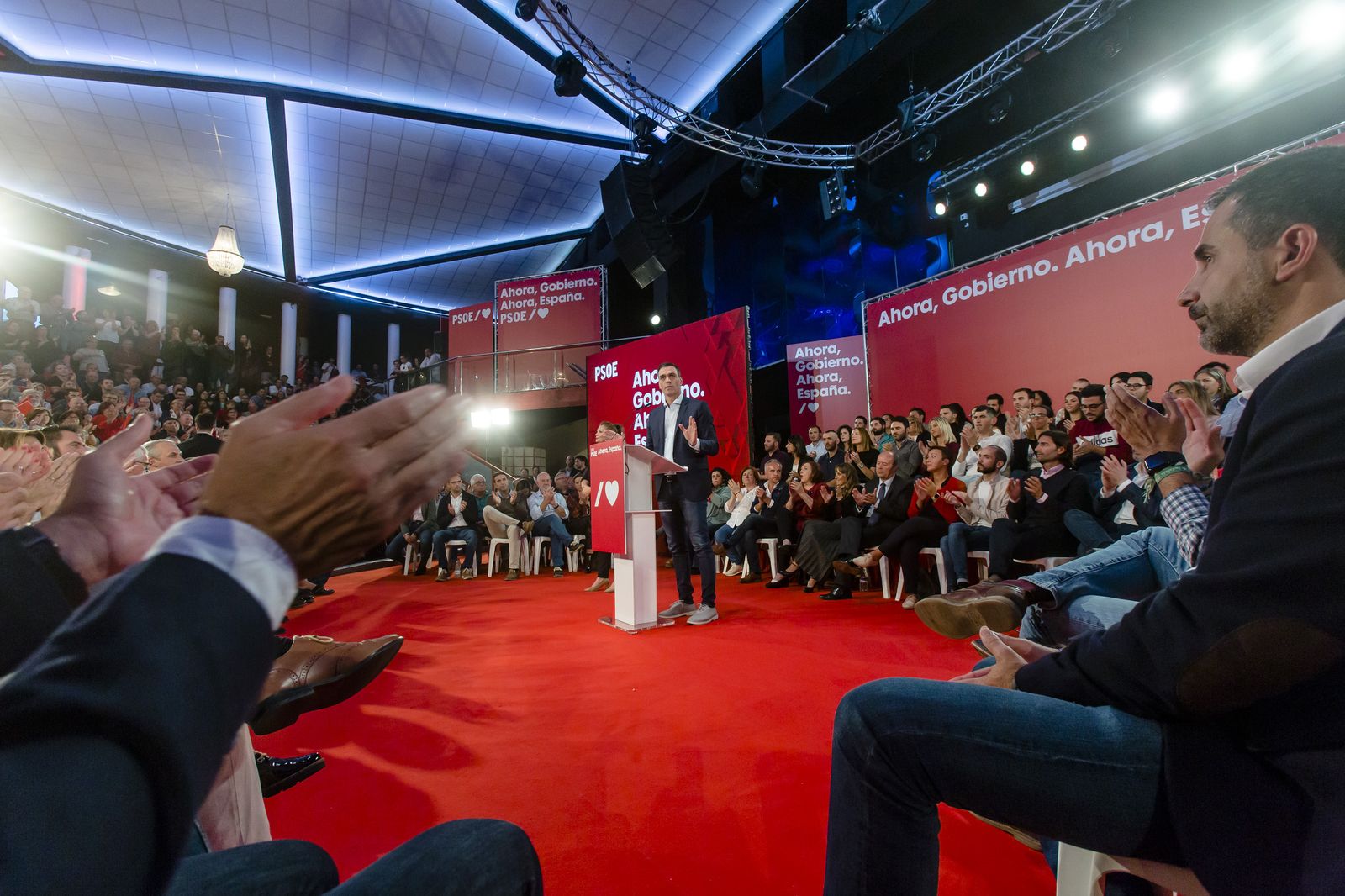 Imágenes del mitin del PSOE en Cádiz