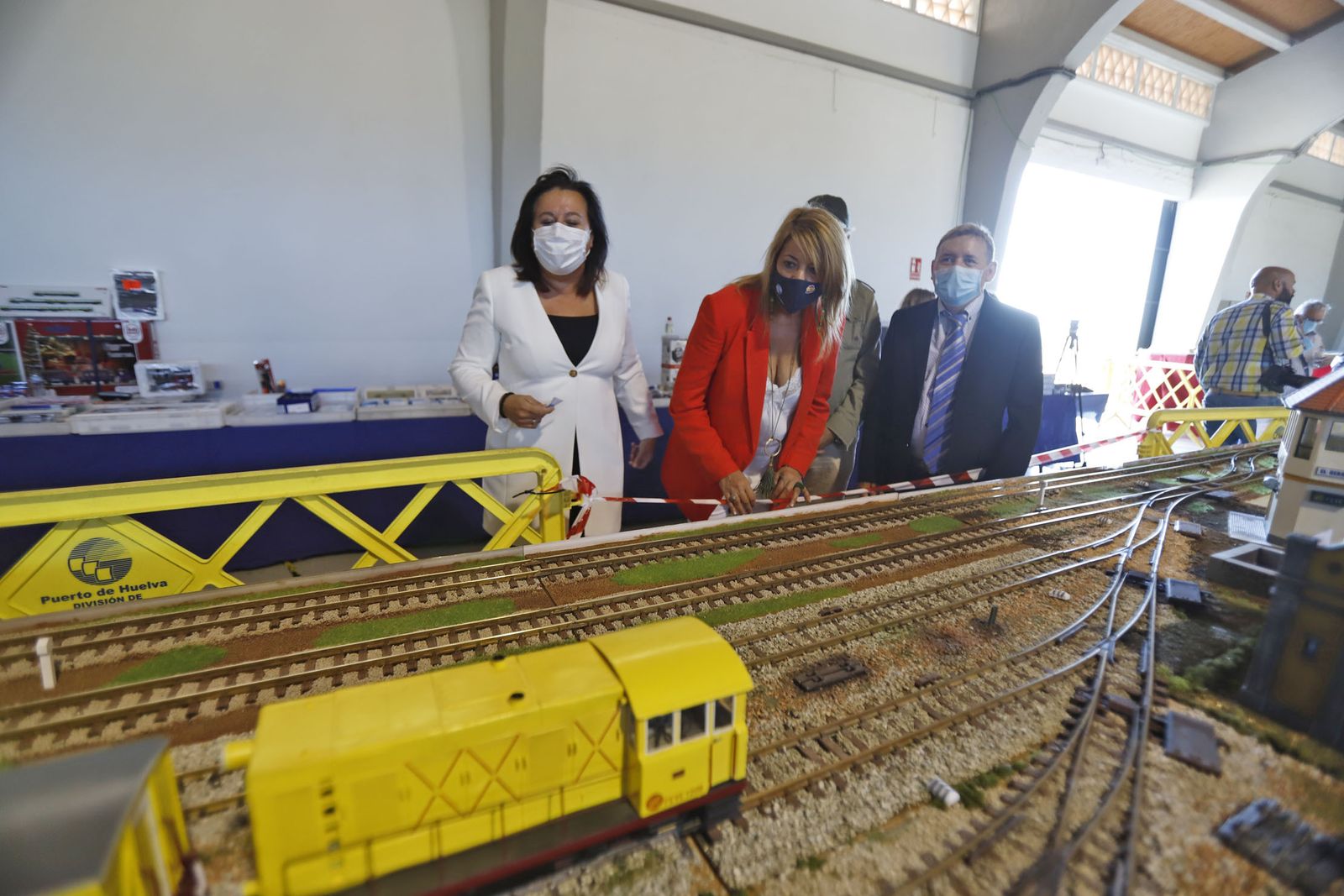Imágenes de la exposición del 'Encuentro de Modelismo Ferroviario Huelva 2021',