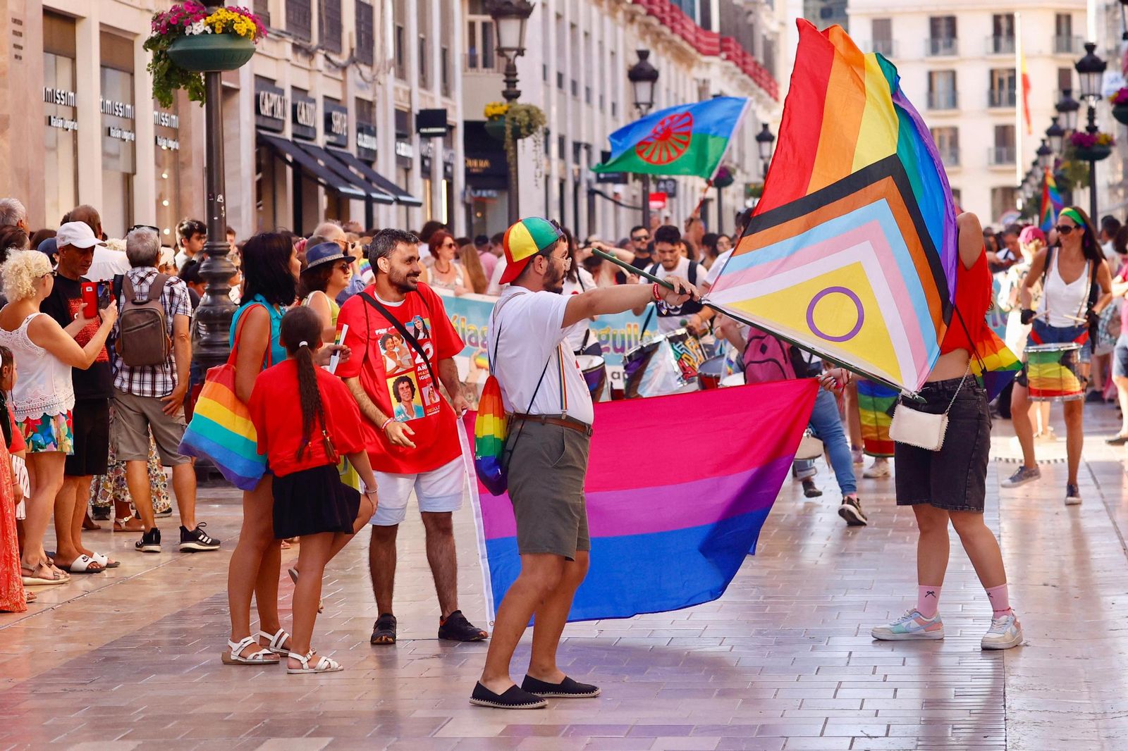 La manifestación en Málaga por el Día del Orgullo, en fotos
